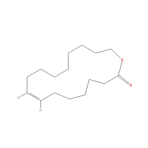 Cấu trúc hoá học của (Z)-Ambrettolide · Chemical structure of (Z)-Ambrettolide