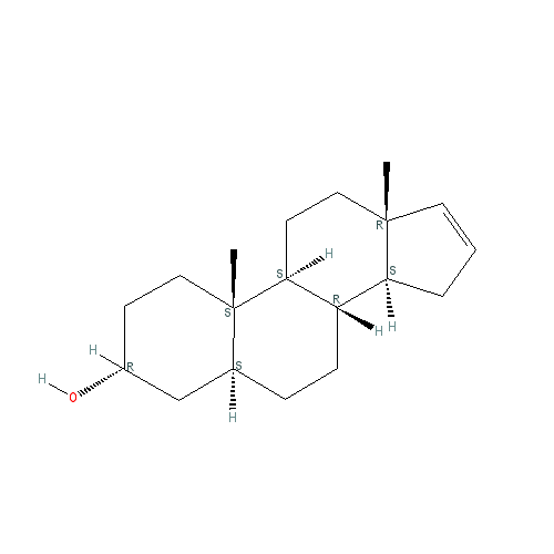 Cấu trúc hoá học của Androstenol · Chemical structure of Androstenol