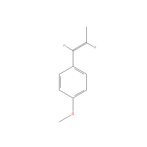 Cấu trúc hoá học của (E)-Anethole · Chemical structure of (E)-Anethole