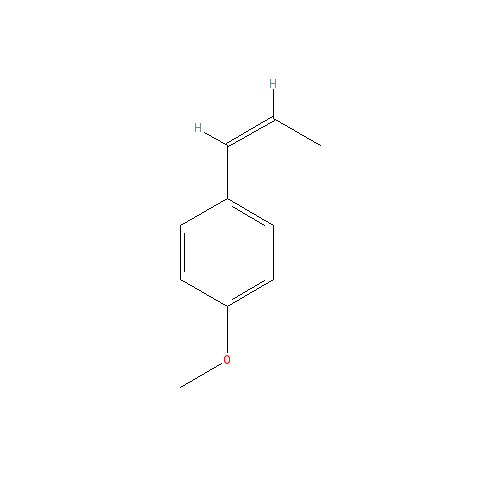 Cấu trúc hoá học của (Z)-Anethole · Chemical structure of (Z)-Anethole