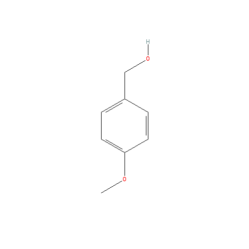 Cấu trúc hoá học của Anisyl alcohol · Chemical structure of Anisyl alcohol