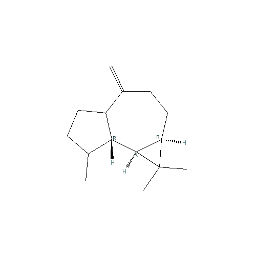 Cấu trúc hoá học của Aromadendrene · Chemical structure of Aromadendrene