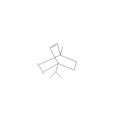 Cấu trúc hoá học của Ascaridole · Chemical structure of Ascaridole