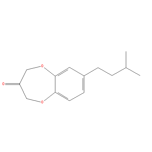 Cấu trúc hoá học của Azurone · Chemical structure of Azurone
