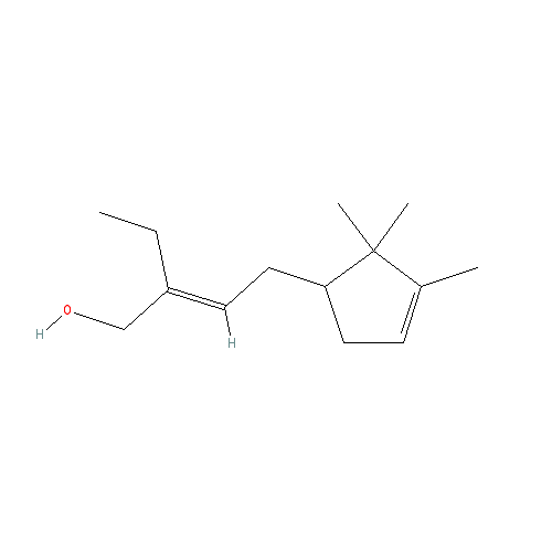 Cấu trúc hoá học của Bacdanol · Chemical structure of Bacdanol