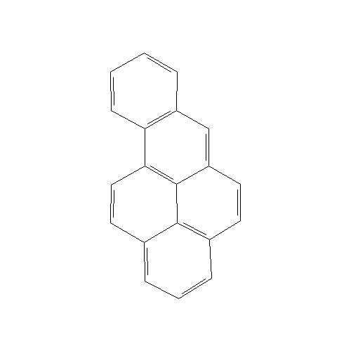 Cấu trúc hoá học của Benzo[a]pyrene · Chemical structure of Benzo[a]pyrene
