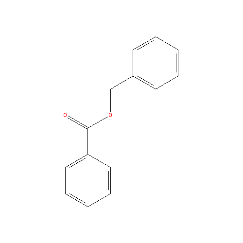 Cấu trúc hoá học của Benzyl benzoate · Chemical structure of Benzyl benzoate