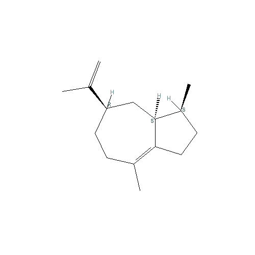 Cấu trúc hoá học của α-Bulnesene · Chemical structure of α-Bulnesene