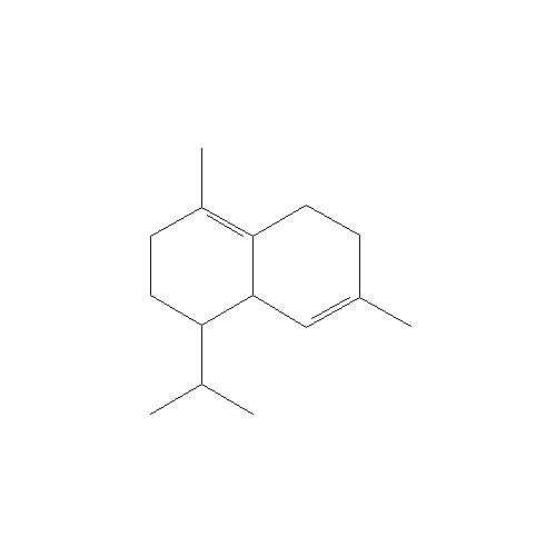 Cấu trúc hoá học của Cadinene · Chemical structure of Cadinene