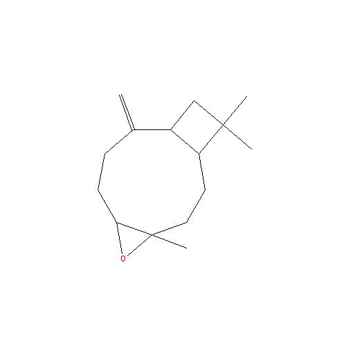 Cấu trúc hoá học của β-Caryophyllene oxide · Chemical structure of β-Caryophyllene oxide