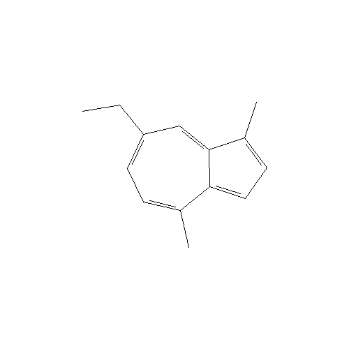 Cấu trúc hoá học của Chamazulene · Chemical structure of Chamazulene