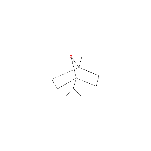 Cấu trúc hoá học của 1,4-Cineole · Chemical structure of 1,4-Cineole