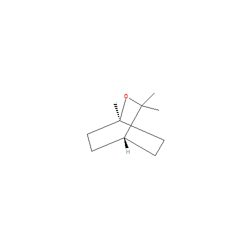 Cấu trúc hoá học của 1,8-Cineole · Chemical structure of 1,8-Cineole