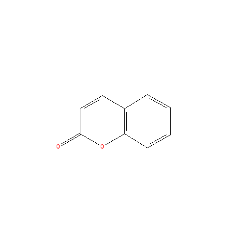 Cấu trúc hoá học của Coumarin · Chemical structure of Coumarin