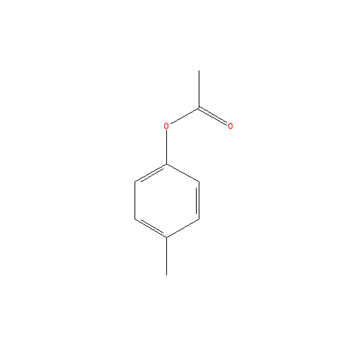 Cấu trúc hoá học của p-Cresyl acetate · Chemical structure of p-Cresyl acetate