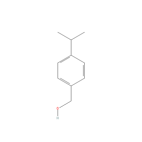 Cấu trúc hoá học của Cuminyl alcohol · Chemical structure of Cuminyl alcohol