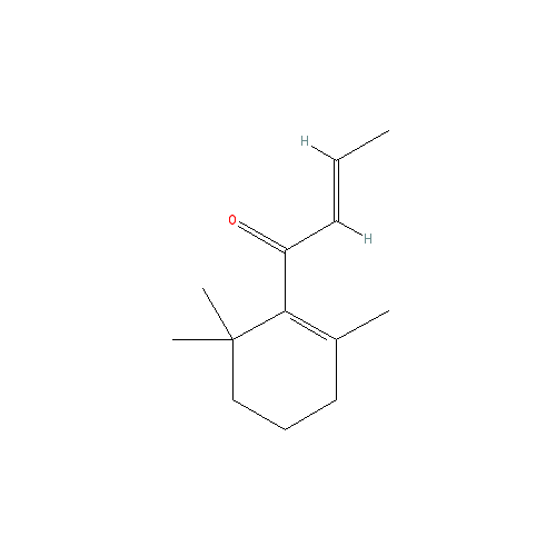 Cấu trúc hoá học của beta-Damascone · Chemical structure of beta-Damascone