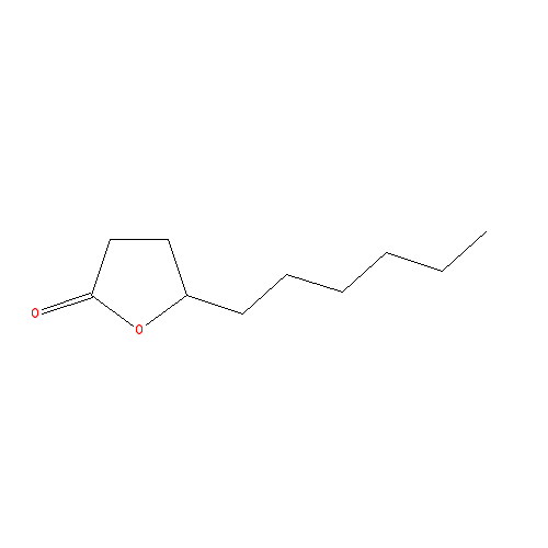 Cấu trúc hoá học của gamma-Decalactone · Chemical structure of gamma-Decalactone