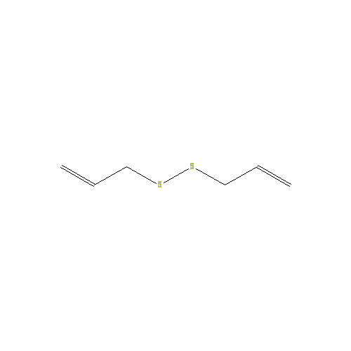 Cấu trúc hoá học của Diallyl disulfide · Chemical structure of Diallyl disulfide