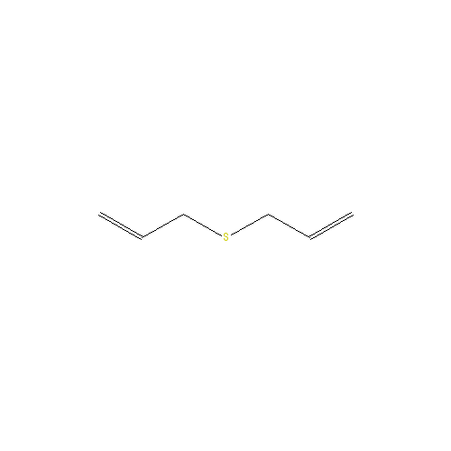 Cấu trúc hoá học của Diallyl sulfide · Chemical structure of Diallyl sulfide