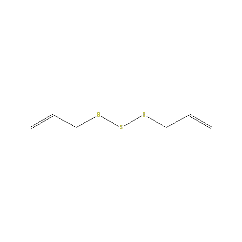 Cấu trúc hoá học của Diallyl trisulfide · Chemical structure of Diallyl trisulfide