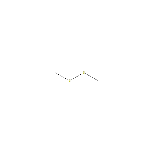Cấu trúc hoá học của Dimethyl disulfide · Chemical structure of Dimethyl disulfide