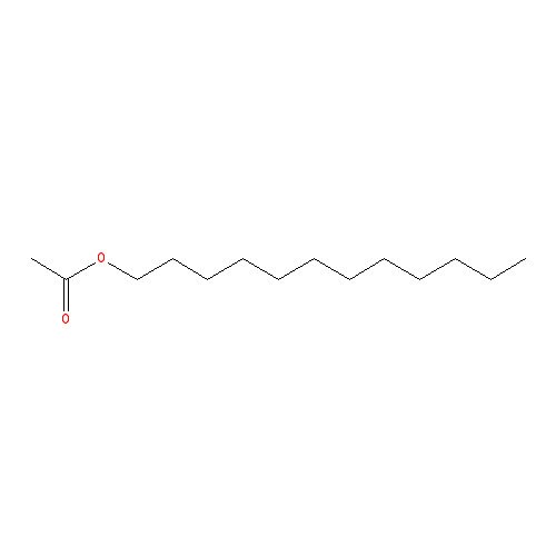 Cấu trúc hoá học của Dodecyl acetate · Chemical structure of Dodecyl acetate