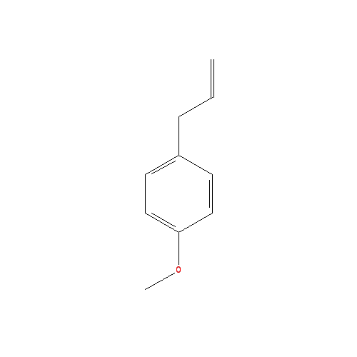 Cấu trúc hoá học của Estragole · Chemical structure of Estragole