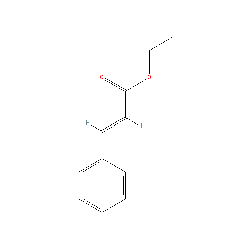 Cấu trúc hoá học của (E)-Ethyl cinnamate · Chemical structure of (E)-Ethyl cinnamate