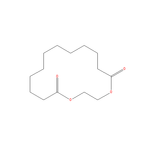 Cấu trúc hoá học của Ethylene dodecanedioate · Chemical structure of Ethylene dodecanedioate