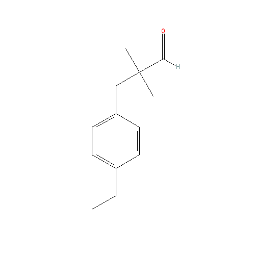Cấu trúc hoá học của Floralozone · Chemical structure of Floralozone