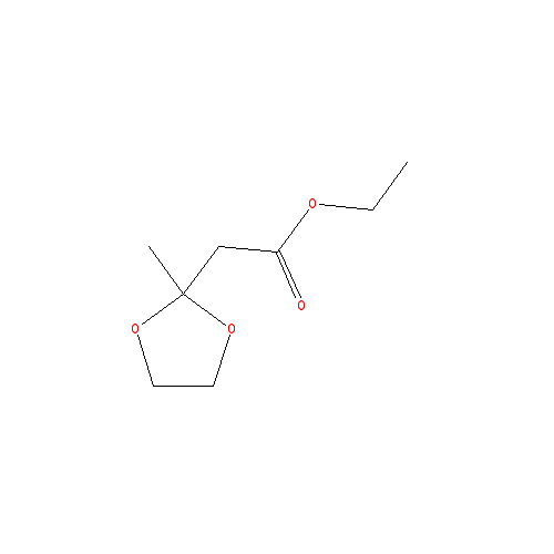 Cấu trúc hoá học của Fructone · Chemical structure of Fructone