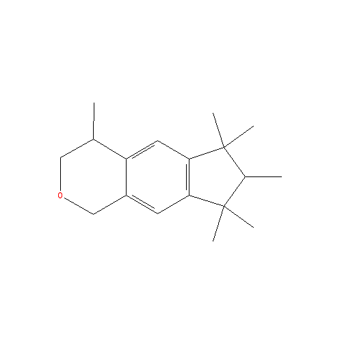 Cấu trúc hoá học của Galaxolide · Chemical structure of Galaxolide