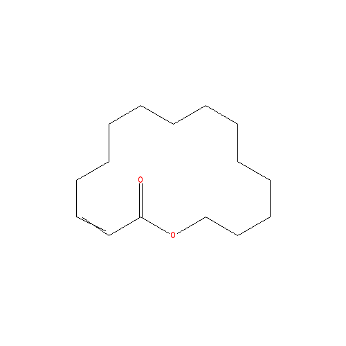 Cấu trúc hoá học của Globalide · Chemical structure of Globalide