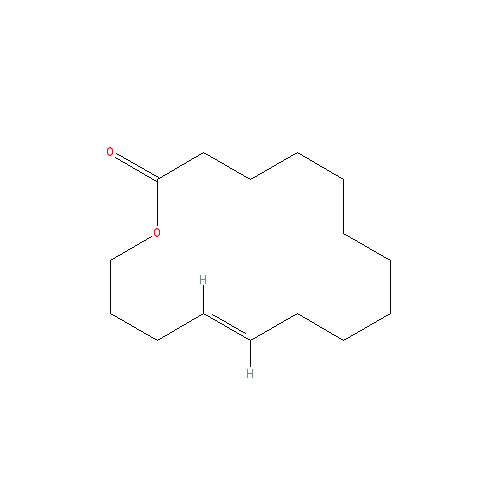 Cấu trúc hoá học của Habanolide · Chemical structure of Habanolide