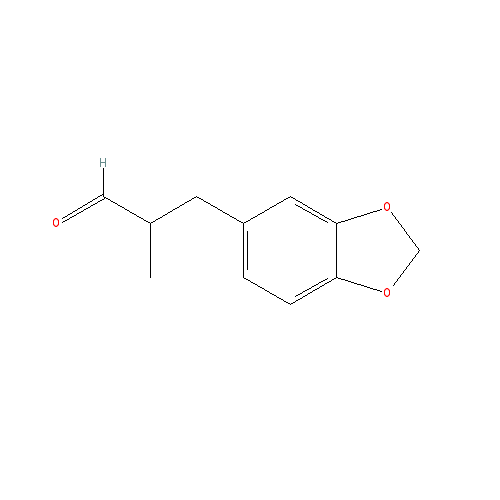 Cấu trúc hoá học của Helional · Chemical structure of Helional