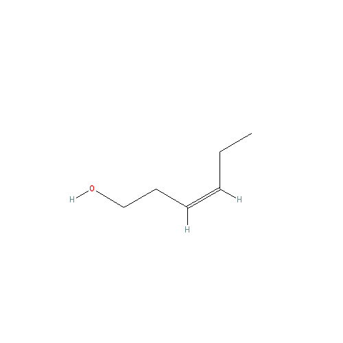 Cấu trúc hoá học của 3-Hexenol · Chemical structure of 3-Hexenol