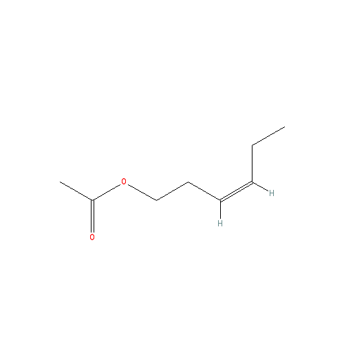 Cấu trúc hoá học của cis-3-Hexenyl acetate · Chemical structure of cis-3-Hexenyl acetate