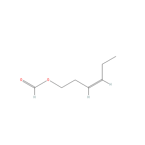Cấu trúc hoá học của 3-Hexenyl formate · Chemical structure of 3-Hexenyl formate