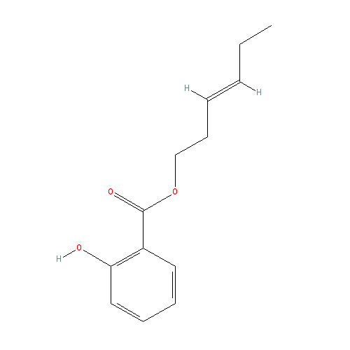 Cấu trúc hoá học của cis-3-Hexenyl salicylate · Chemical structure of cis-3-Hexenyl salicylate