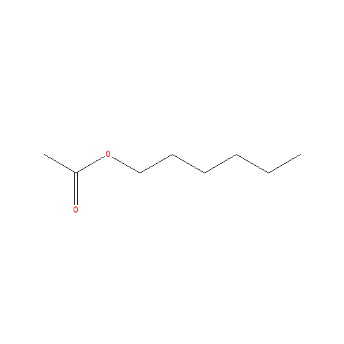 Cấu trúc hoá học của Hexyl acetate · Chemical structure of Hexyl acetate