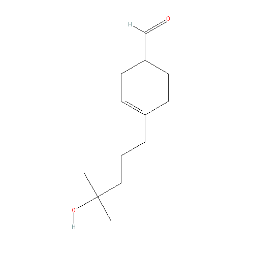Chemical structure of Lyral (HICC)