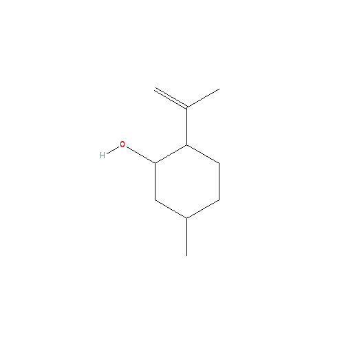 Cấu trúc hoá học của Isopulegol · Chemical structure of Isopulegol
