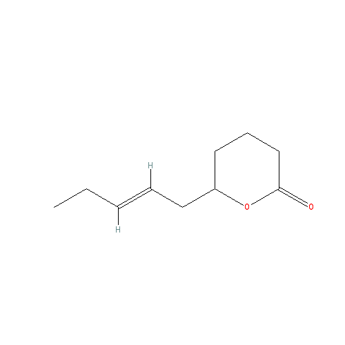 Cấu trúc hoá học của Jasmolactone · Chemical structure of Jasmolactone