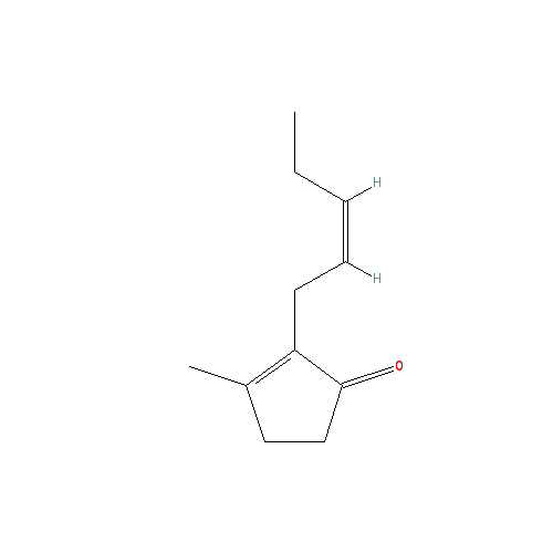 Cấu trúc hoá học của (Z)-Jasmone · Chemical structure of (Z)-Jasmone