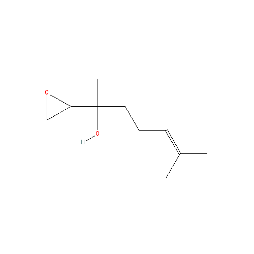 Cấu trúc hoá học của Linalool oxide · Chemical structure of Linalool oxide