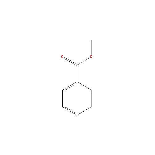 Cấu trúc hoá học của Methyl benzoate · Chemical structure of Methyl benzoate