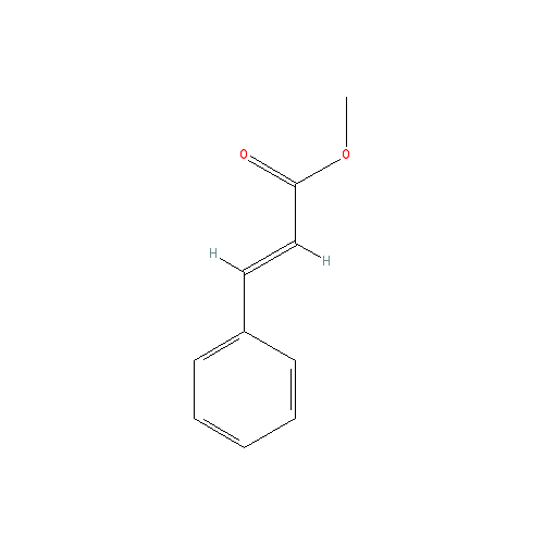 Cấu trúc hoá học của Methyl cinnamate · Chemical structure of Methyl cinnamate