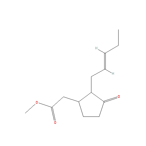 Cấu trúc hoá học của Methyl jasmonate · Chemical structure of Methyl jasmonate