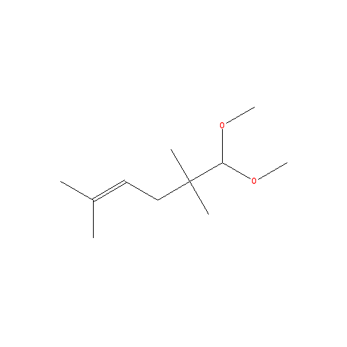 Cấu trúc hoá học của Methyl pamplemousse · Chemical structure of Methyl pamplemousse
